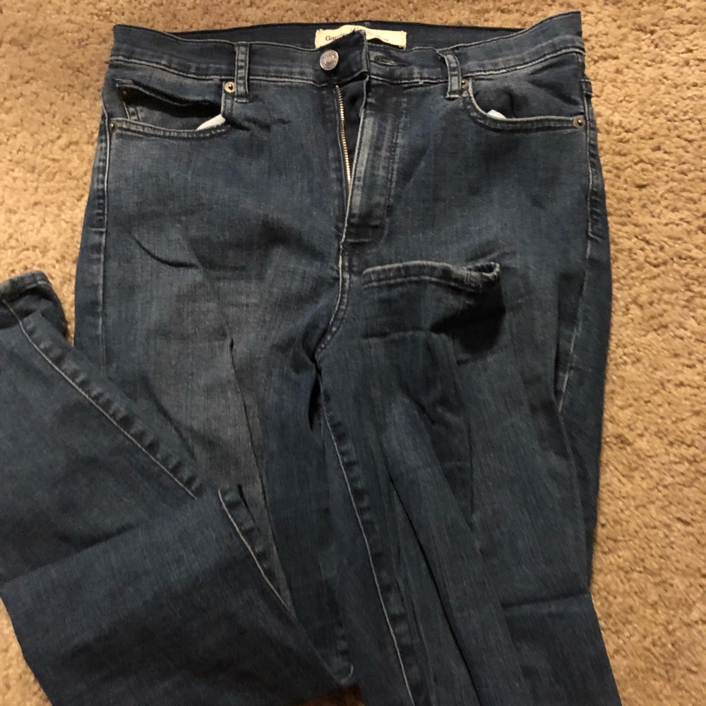Gap Blue Jeans True Skinny High Rose